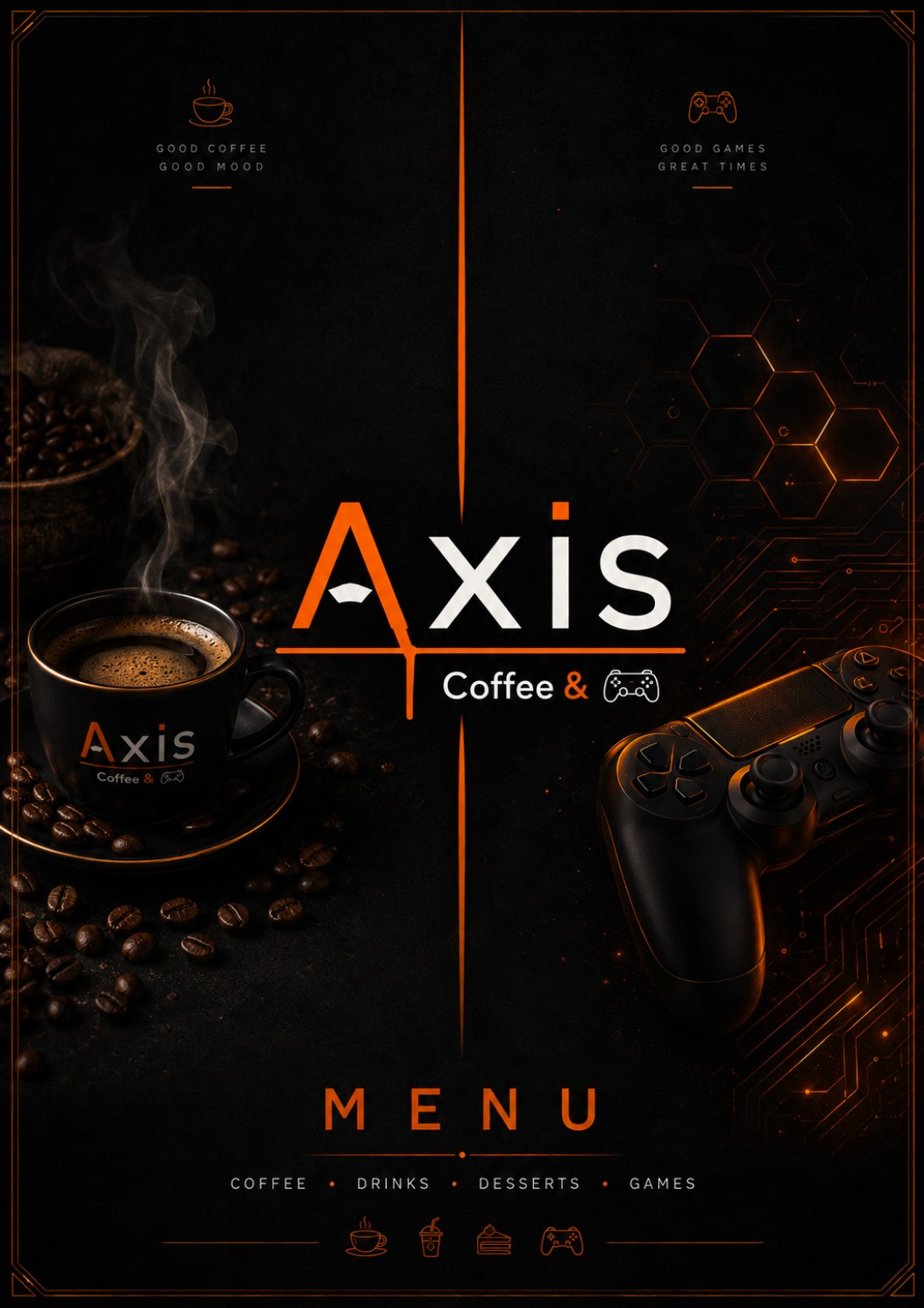 AXIS menu cover